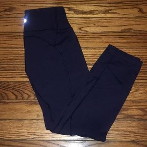 Lululemon All The Right Places Crop Navy - 6